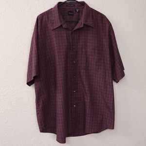 Arrow USA 1851 Men's Dress Shirt Size XXL Maroon